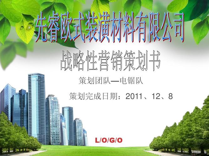 战略性营销策划书ppt